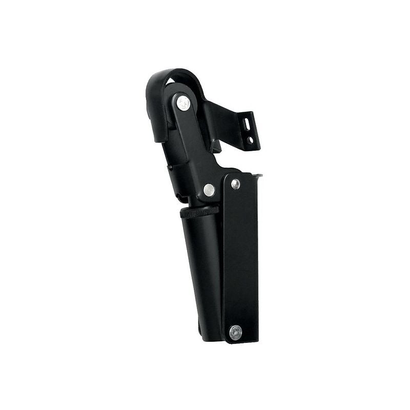 Amortisseur de fermeture de porte en aluminium type FR1 vitesse réglable porte 40 kg maxi coloris noir Justor