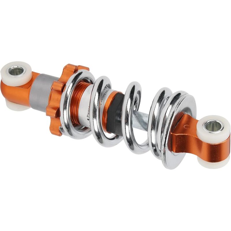 Amortisseur de moto, 125 mm, 400 lb, ressort d'amortissement, suspension arrière de moto pour mini scooter, sans trou Amortisseur de moto, 125 mm, 400 lb, ressort d'amortissement, suspension arrière de moto pour mini scooter, sans trou