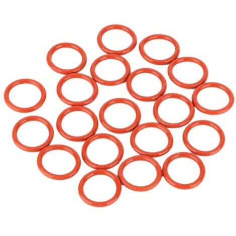 Amortisseur de Tube  , anneaux en Silicone d'amortisseur de Tube 20 pièces adaptés pour 12AX7 12AU7 12AT7 12BH7 EL84