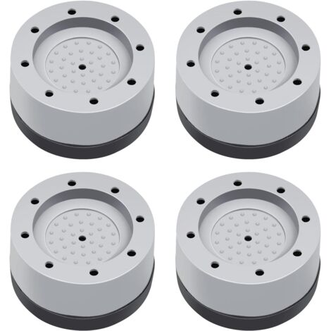Amortisseur de vibrations 4pcs amortisseur de vibrations laveuse antidérapante laveuse sécheuse 4pcs (3.8cm machine à laver tapis de pied)