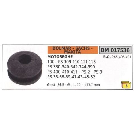 Amortisseur DOLMAR pour tronçonneuse 100 PS 109 110 111 115 330 340 342 017536