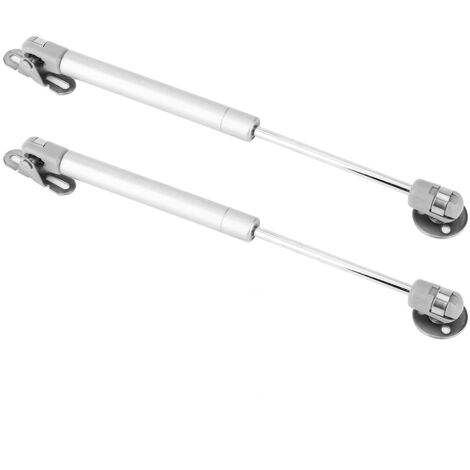 Amortisseur pneumatique 100N pour portes de placard - Kit 2 pièces avec tête plastique (285mm)