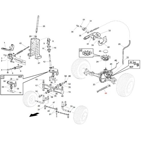 Amortisseur pour modèles de tracteur PG SR ORIGINAL GIANNI FERRARI 00777600177