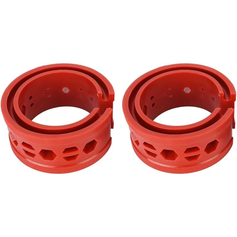 Amortisseur Tampon de Ressort, Universel Voiture Coussin Butoir Rouge Voitures Amortisseurs Ressort Type Pare Chocs Outil Maintenance Automatique