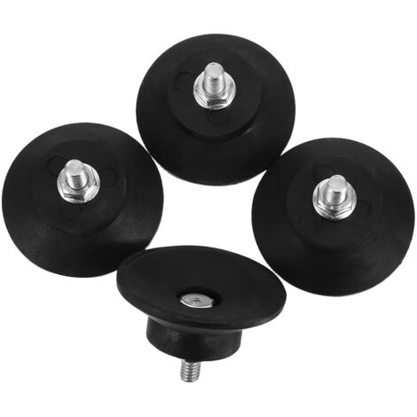 amortisseurs en caoutchouc lot de 4 filetage M6 pour pieds