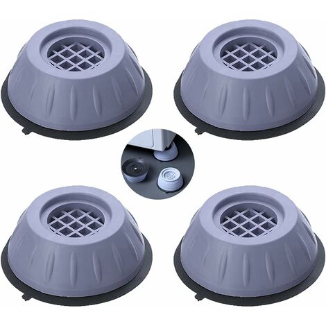 4 Pièces Patin Anti-vibration Pour Machine À Laver, Tampon D'isolation  Empilable Absorbant Les Chocs Et Réduisant Le Bruit Pour Laveuse Et  Sécheuse, Pad Stabilisateur De Pied De Support De Machine À Laver