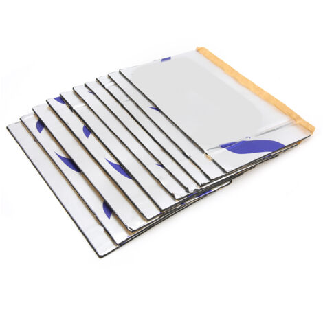Amortisseurs thermiques, fiabilité 10 pièces de mousse d'isolation acoustique étanche à l'humidité 2 mm d'épaisseur pour portes de voiture, hotte de plancher de toit, etc