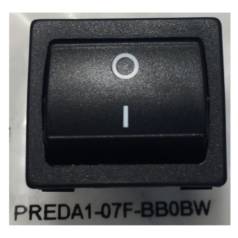 Te Connectivity - Amp 1634200-2 on/off rocker switch - PREDA1-07F-BB0BW - black