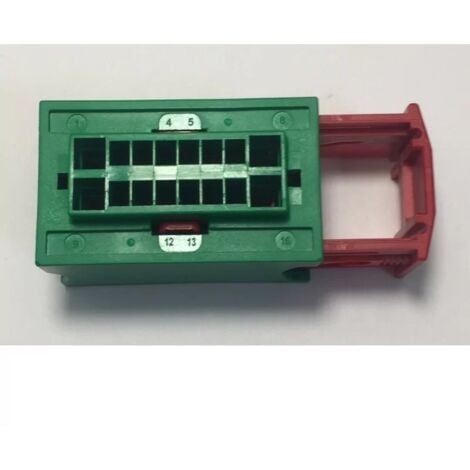 Amp 185760-2 Connector automotive 16W HYBRID RCPT HSG - green