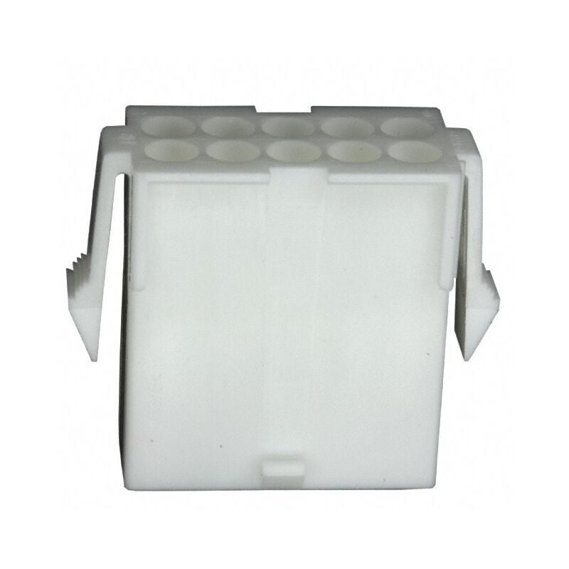 794942-1 - mate-n-lok Mini Universal Receptacle - 10 Ways - 2 Rows - White - AMP