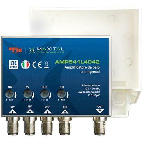 AMP541L4042 AMPLIF.4 INGR.B/345+UHF