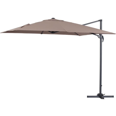 Ampelschirm "Sun 3" - 3 x 3 m - Taupe