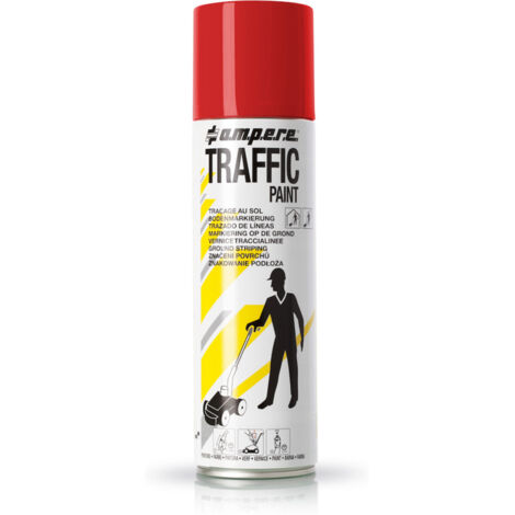 AMPERE 10605 Bodenmarkierspray TRAFFIC PAINT® 500 ml rot