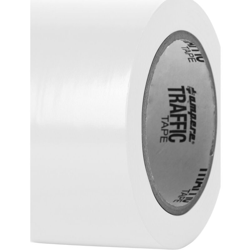 Bande de marquage de sol, largeur 75 mm, blanc - Ampere