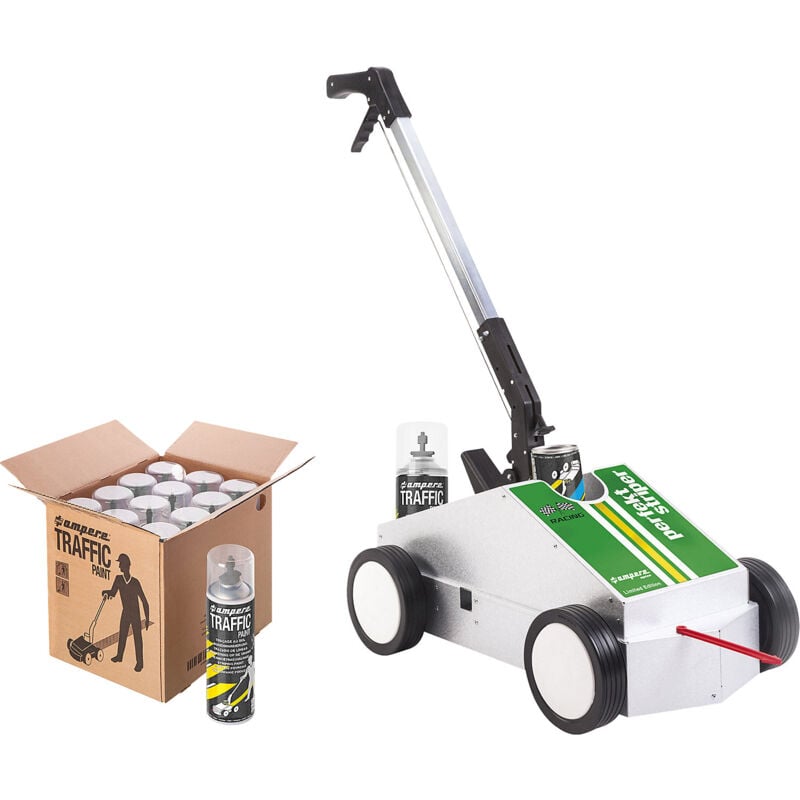 Ampere - Kit peinture de marquage, chariot de marquage avec 12