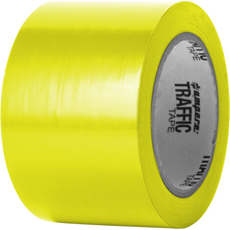 Ampere, Bande de marquage de sol, largeur 75 mm, jaune