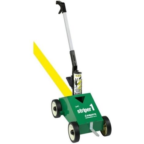 Ampere – Traceuse de ligne au sol Striper 7380258 – Réglage largeur 3-10 cm – Châssis métallique – Cordeau traceur 30 m inclus