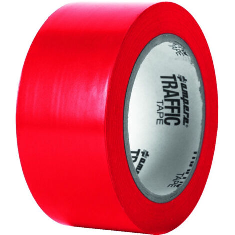 A.M.P.E.R.E. Traffic Tape Standard 0,15 mm Dicke 50mm x 33m Rot
