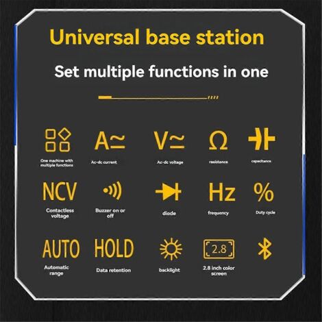 Ampèremètre à pince CMS101 1000A et oscilloscope numérique