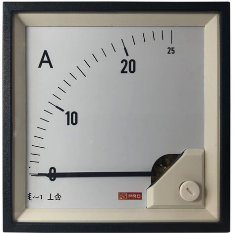 sourcingmap Outil de mesure de courant alternatif 0–30A Panneau  rectangulaire analogique pour ampèremètre : : Bricolage