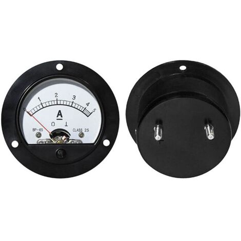 Ampèremètre rond 5A avec shunt