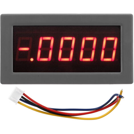 Amperímetro digital LED para coche - ABS, DC5V, precisión del 0,1%, rango de 0-200uA, montaje de 76 mm