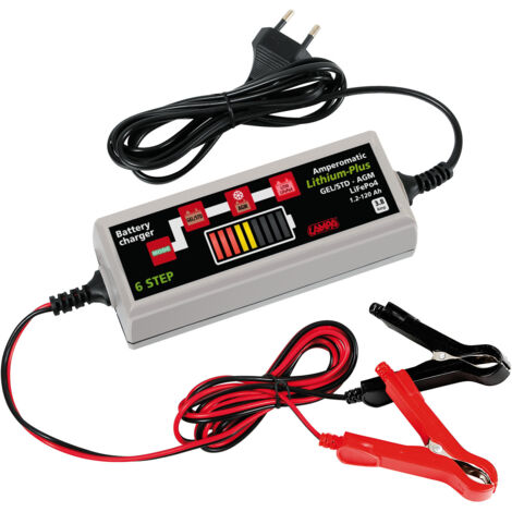 Amperomatic Lithium-Plus, Caricabatteria Intelligente, 12V - 3,8A