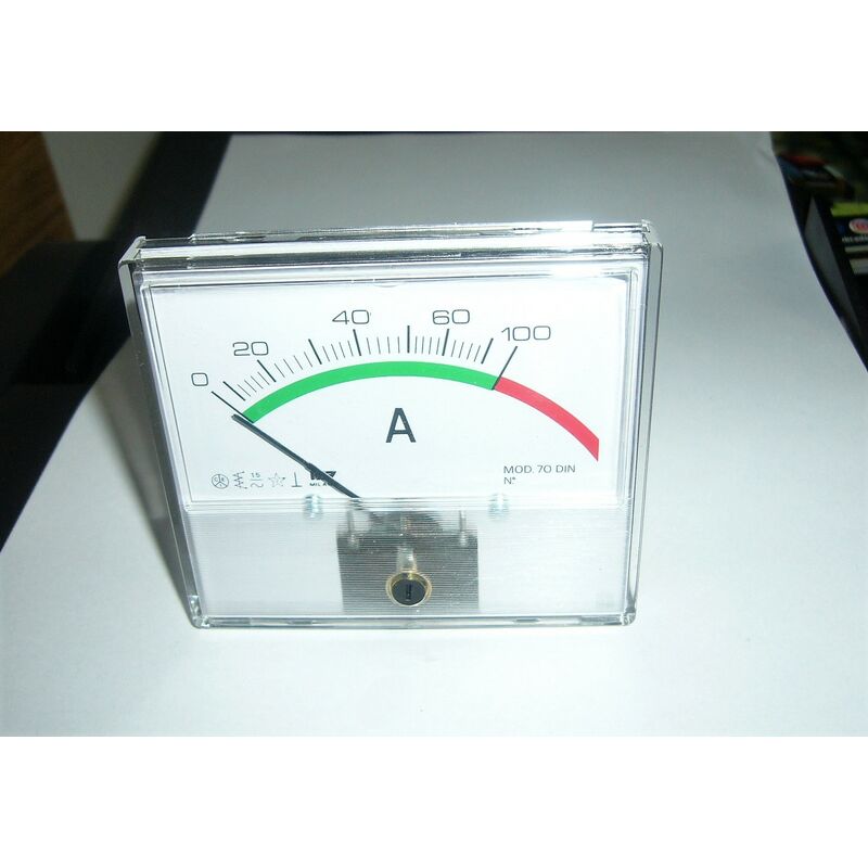 Image of Amperometro 100A avviatore caricabatteria Deca 652055 originale