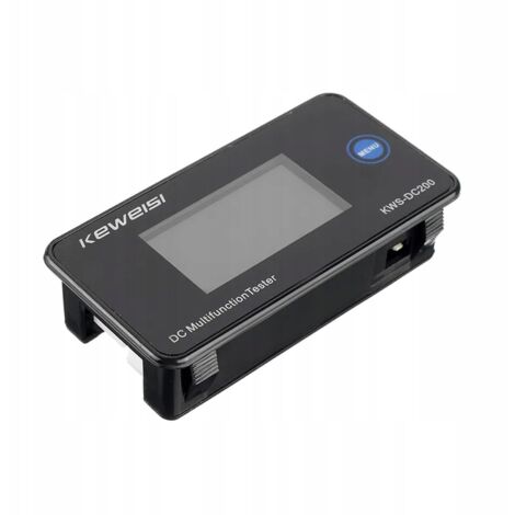 AMPEROMETRO DC200V 10A VOLTMETRO Ah Wh TEMP. TEMPO