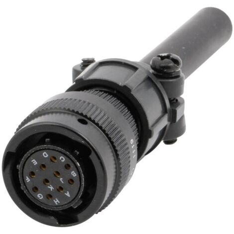 Amphenol 62IN 16A 12 10S/6A Connettore circolare Presa dritta Tot poli: 10 Serie (connettore circolare): 62IN 1 pz.
