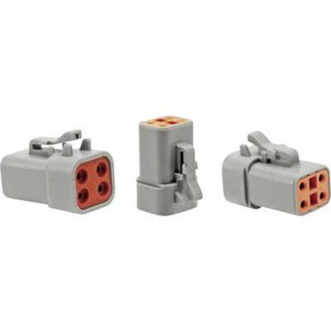 Amphenol ATP06 4S Cosse cylindrique mâle femelle, droit Série (connecteur rond): AT 1 pc(s) Y733151