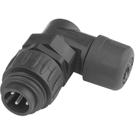 Amphenol C016 10K006 000 12 Rundstecker Stecker, gewinkelt Gesamtpolzahl: 6 + PE Serie (Rundsteckver