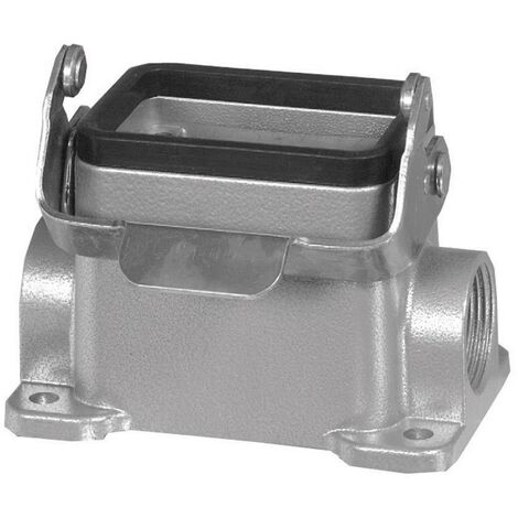 Amphenol C146 10F006 500 1 boîtier de socle 1 étrier longitudinal, 1 sortie de câble, bas format 1 pièce D24072