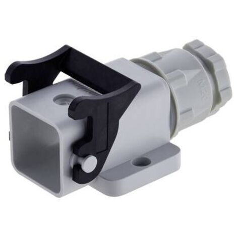Amphenol C146 10N003 500 4 Custodia a zoccolo con attacco filettato, con collegamento a vite, 1 uscita per cavo 1 pz.