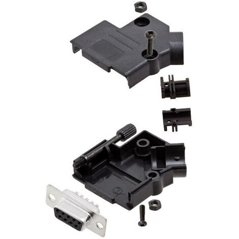 Amphenol L17D45PK-P-09+L77SDE09S Kit embase SUB-D femelle 45 ° Nombre de pôles: 9 fût à souder 1 pc(s) D746711