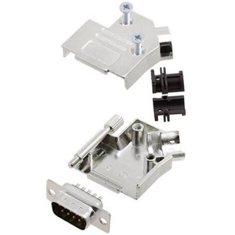 Amphenol L17D45ZK15+L717SDA15P Kit embase SUB-D mâle 45 ° Nombre de pôles: 15 fût à souder 1 pc(s)