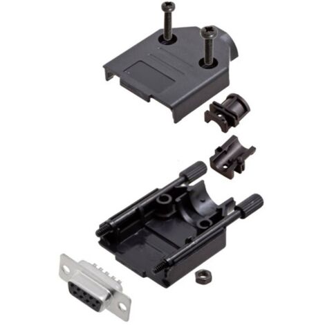 Amphenol L17DTPK-P-09+L77SDE09S KIT connettori femmina SUB-D 180 ° Numero Poli (num): 9 Punte a saldare 1 pz.