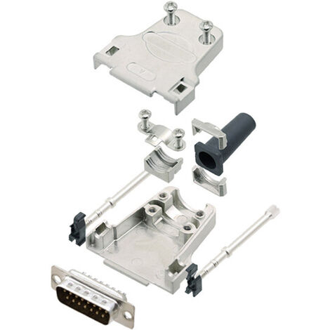 Amphenol  L17DTZF15-LJS-RG+L717SDA15P D-SUB Stiftleisten-Set 180 ° Polzahl: 15 Lötkelch 1 St.