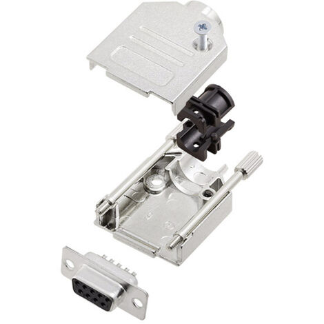 Amphenol L17DTZK09+L77SDE09S D-SUB Buchsenleisten-Set 180 ° Polzahl: 9 Lötkelch 1 St.