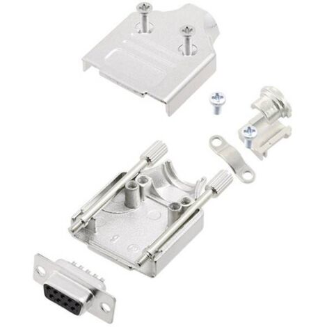 Amphenol L17MHDM09+L77SDE09S KIT connettori femmina SUB-D 180 ° Numero Poli (num): 9 Punte a saldare 1 pz.