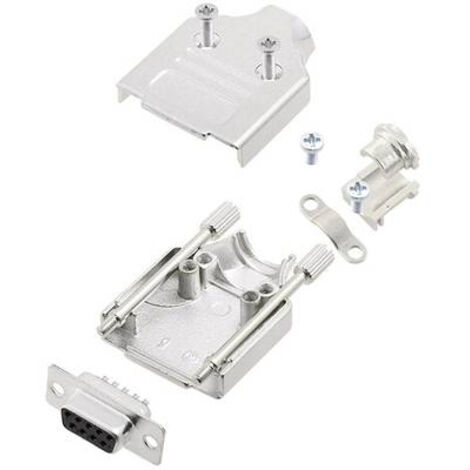 Amphenol L17MHDM09+L77SDE09S Kit embase SUB-D femelle 180 ° Nombre de pôles: 9 fût à souder 1 pc(s)
