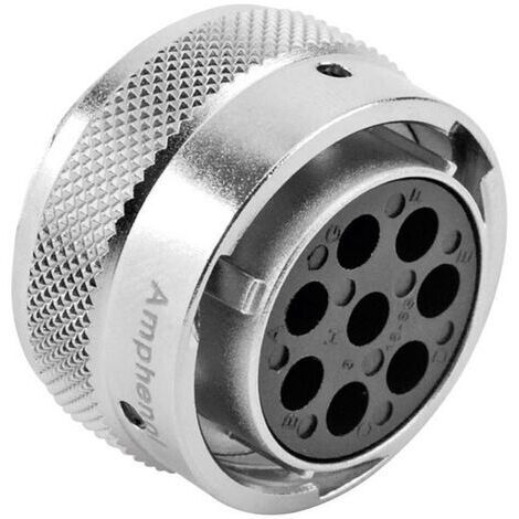 Amphenol RT0618-8SNH Cosse cylindrique mâle femelle, droit Nombre total de pôles: 8 Série (connecteur rond): RT360™ 1 pc(s) D26285