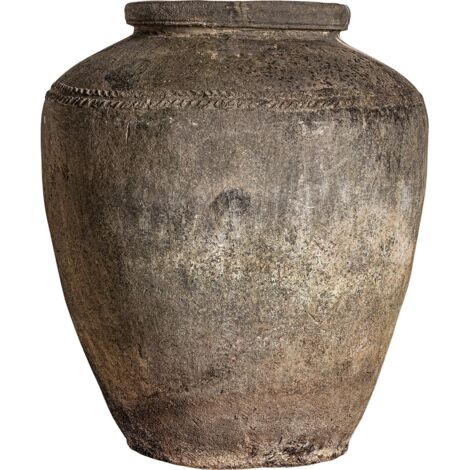 Vase Amphore Terracotta en terre cuite D 23 x H 33 cm - Gamm vert
