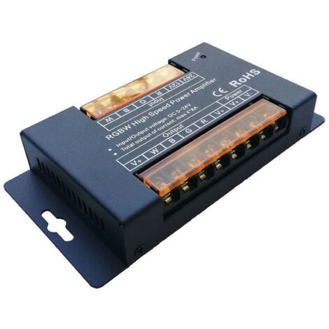 Amplificador de LEDs Ledco para unidad de control RGB.W 12/24V CT410