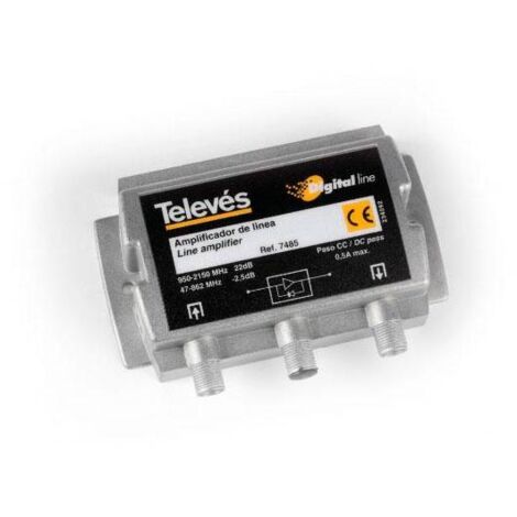 Amplificador De Linea FI 20dB 5-2150Mhz TELEVES