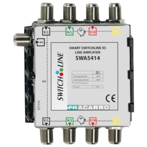 Amplificador de línea Fracarro 4IN SAT 12-16DB 271036
