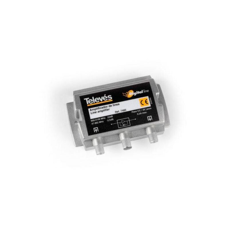 

Amplificador De Linea FI 20dB 5-2150Mhz - Televes