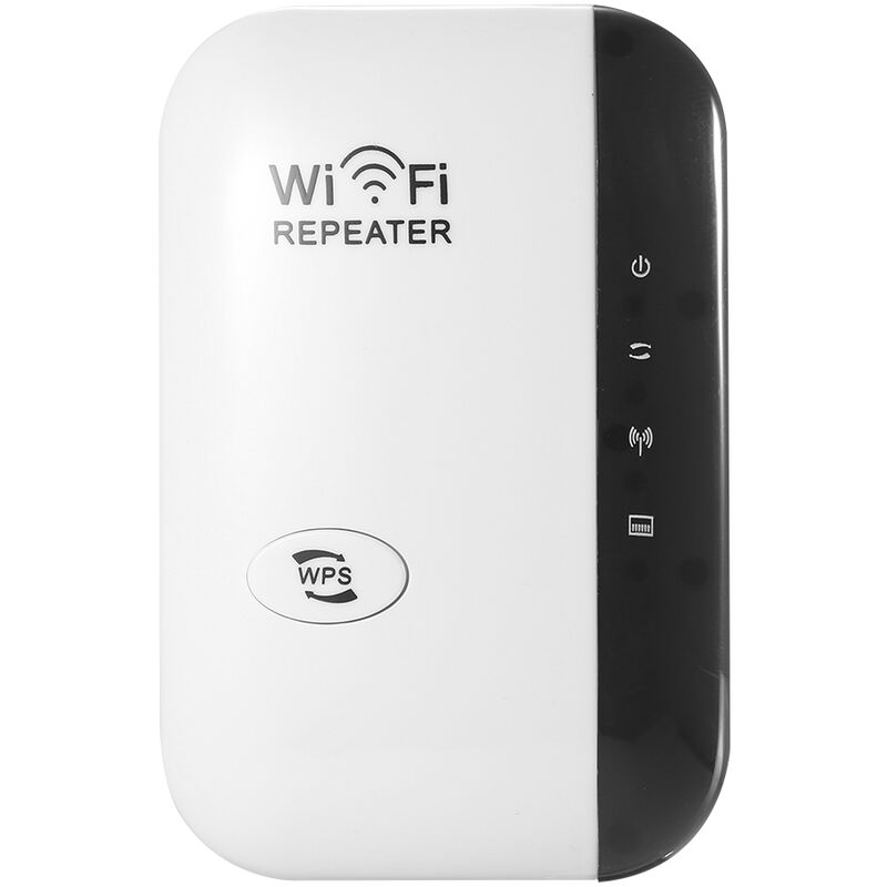 

Amplificador de senal WiFi de 300M, repetidor WiFi inalambrico, extensor de rango WiFi con 2 antenas internas para oficina en casa, enchufe blanco de