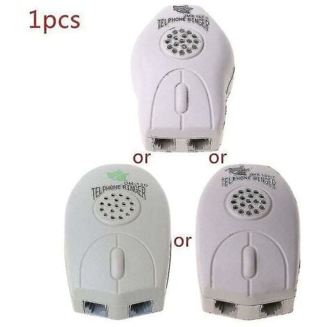 SNQ Amplificador de timbre para teléfono fijo, timbre extra fuerte para personas mayores