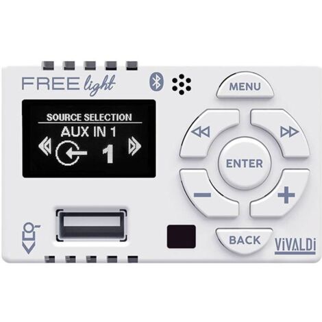 Amplificador giove vivaldi freelight.w - para 503 con usb y bluetooth